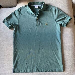 Green brooks brothers performance polo